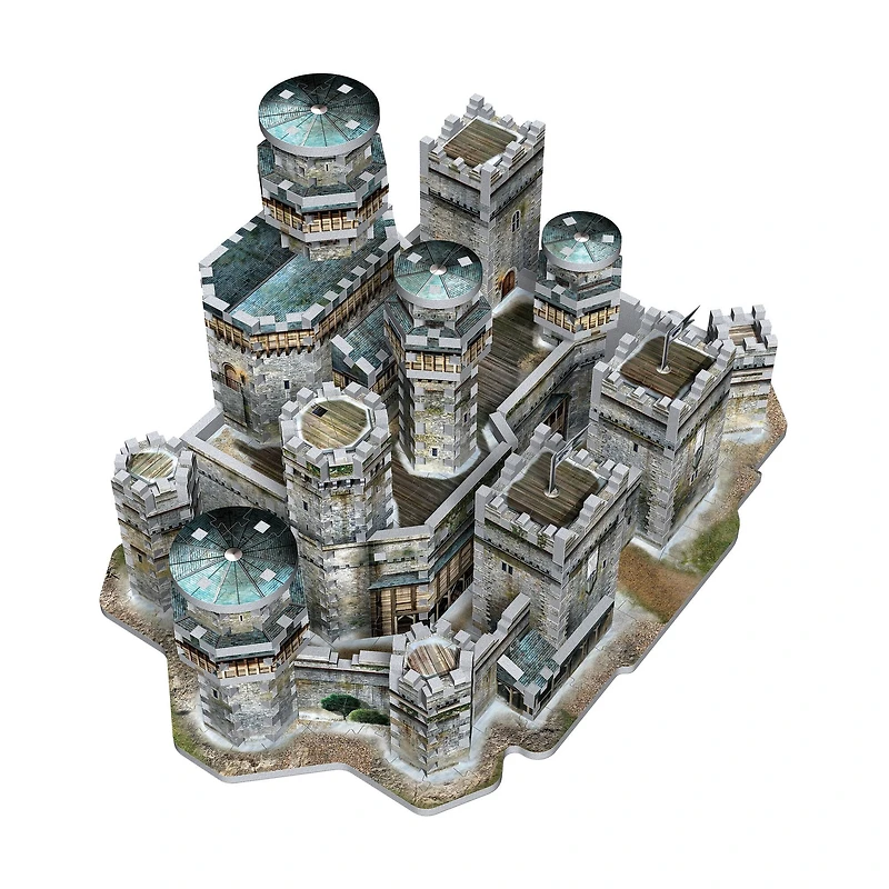 Game of Thrones - 2 3D Puzzles: The Red Keep and Winterfell: 1755 Pcs