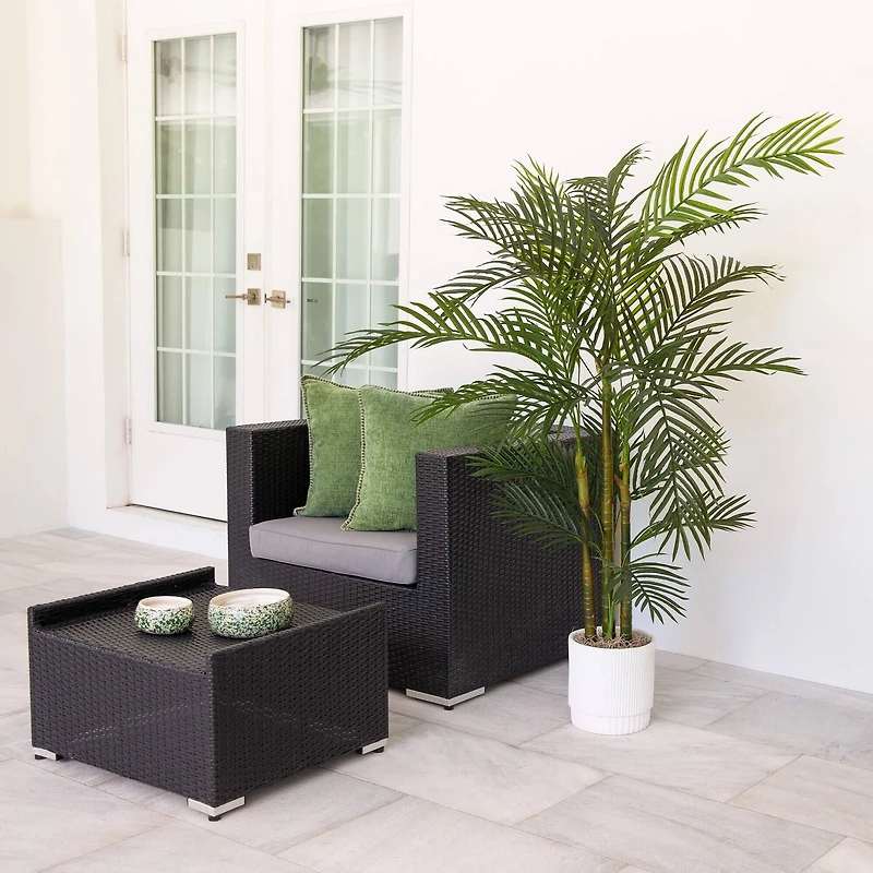 6ft. Potted UV Resistant Areca Palm Tree