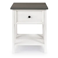 Walker Edison 19" 1-Drawer Wood Side Table