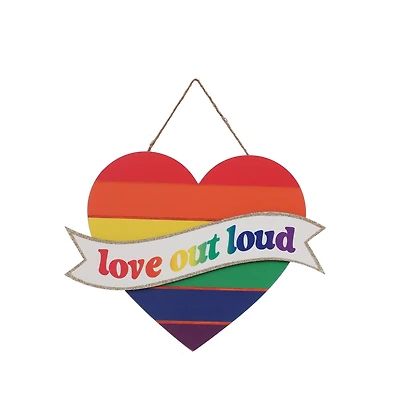 13" Love Out Loud Wall Sign by Celebrate It™