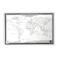 Tot Talk Explore The World Placemat