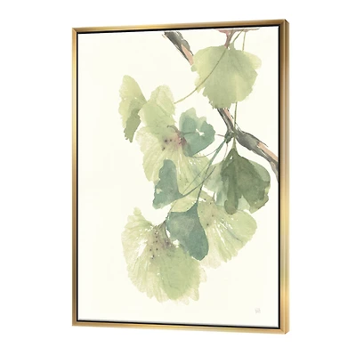 Designart - Watercolor Gingko Leaves II