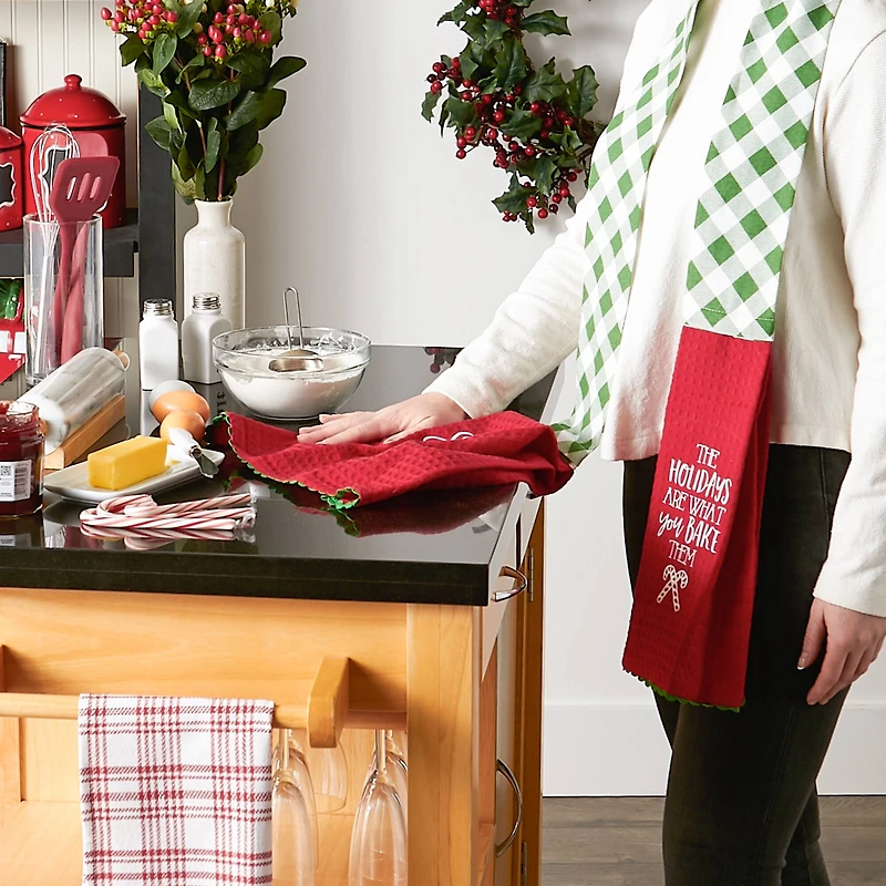 DII® Sweet Christmas Cookie Kitchen Towel Scarf
