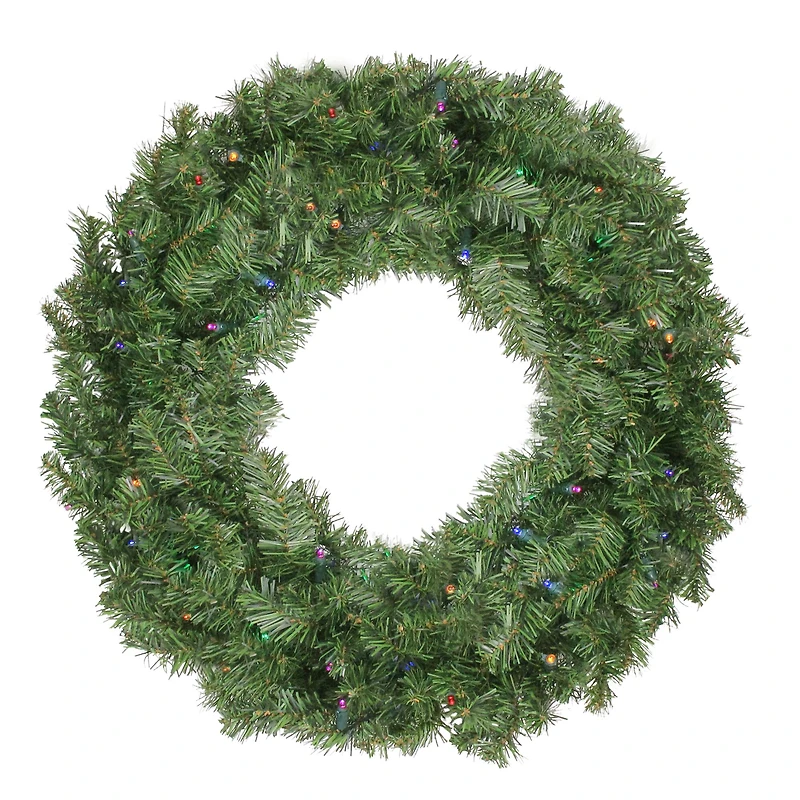 30" LED Canadian Pine Artificial Christmas Wreath
