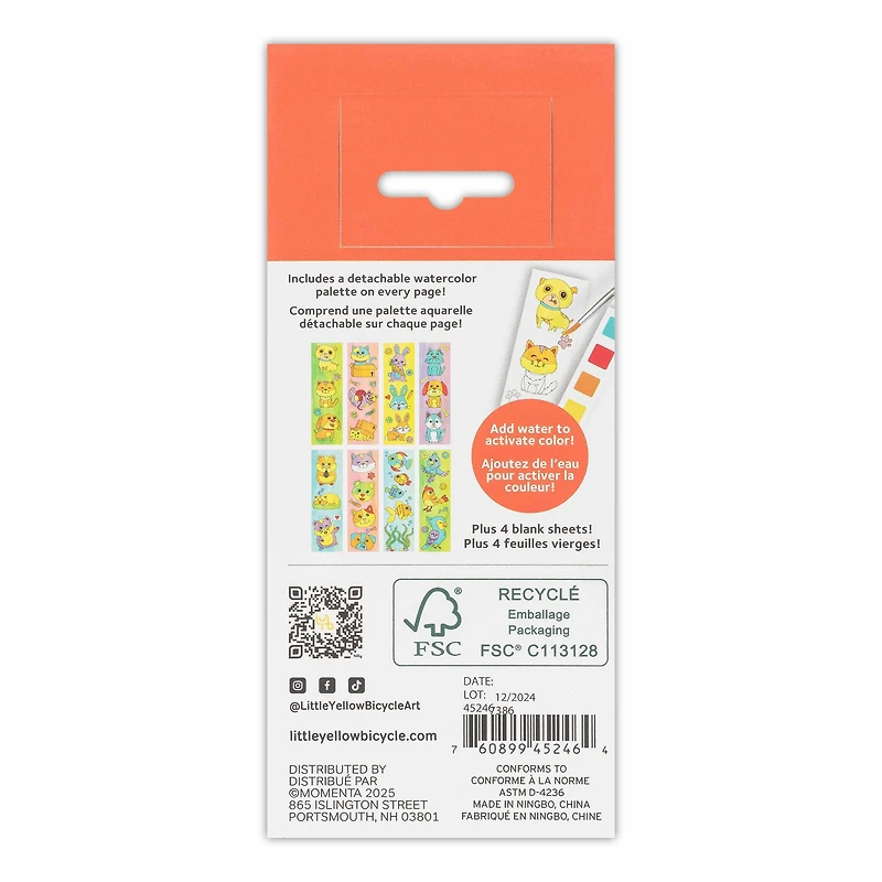 Little Yellow Bicycle® Pets Watercolor Bookmarks Kit