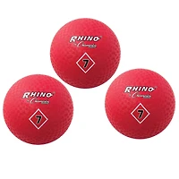 Champion Sports Rhino® 7" Red Playground Ball, 3ct.