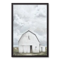 Big Sky Barn 20" x 30" Black Framed Canvas