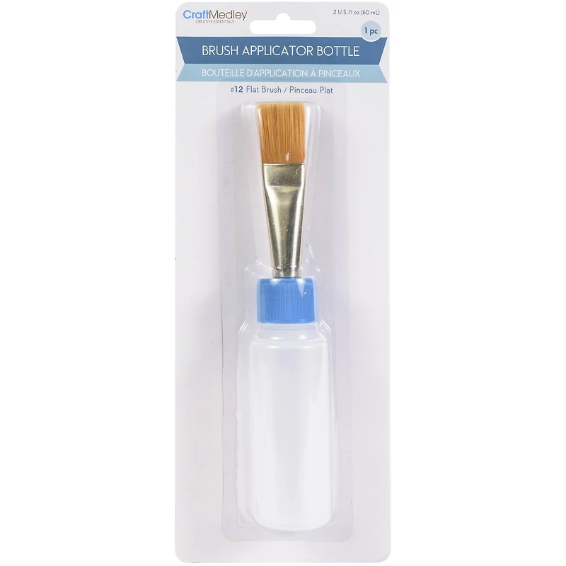 Craft Medley™ Empty Squeeze Bottle With Brush Applicator