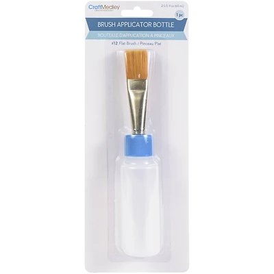 Craft Medley™ Empty Squeeze Bottle With Brush Applicator