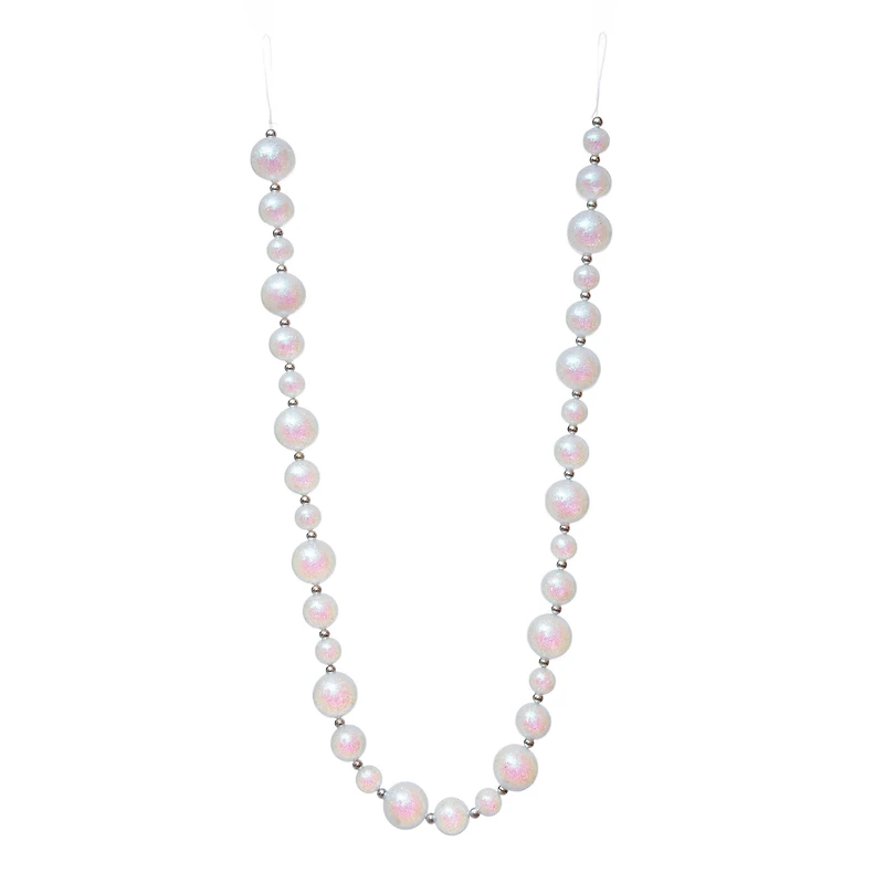 6ft. Iridescent Clear Shatterproof Ball Garland by Ashland®
