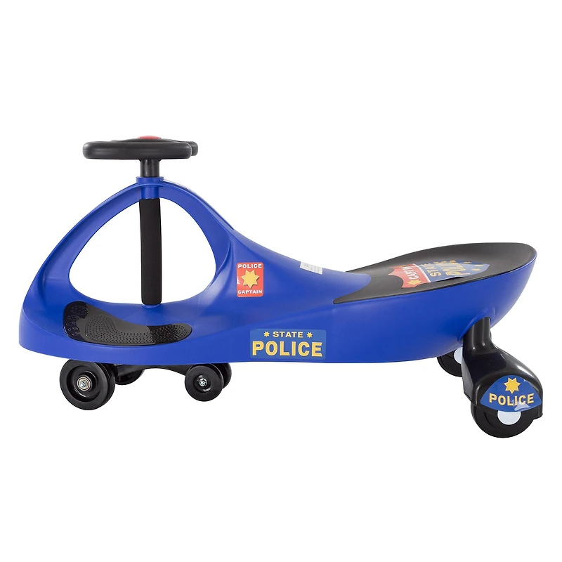 Toy Time Blue Police Wiggle Car