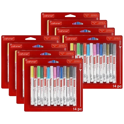 8 Packs: 14 ct. (112 total) Medium Line Tip Paint Pen Set by Craft Smart®