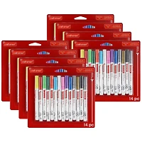 8 Packs: 14 ct. (112 total) Medium Line Tip Paint Pen Set by Craft Smart®
