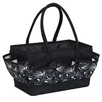 Everything Mary Large Black & Floral Craft Organizer