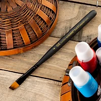 Royal & Langnickel® Mini Majestic™ Short Handle Angular Shader Brush