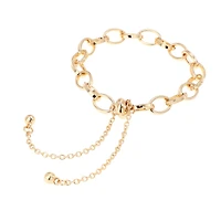 Gold Cable Slider Charm Bracelets, 2ct. by Bead Landing™