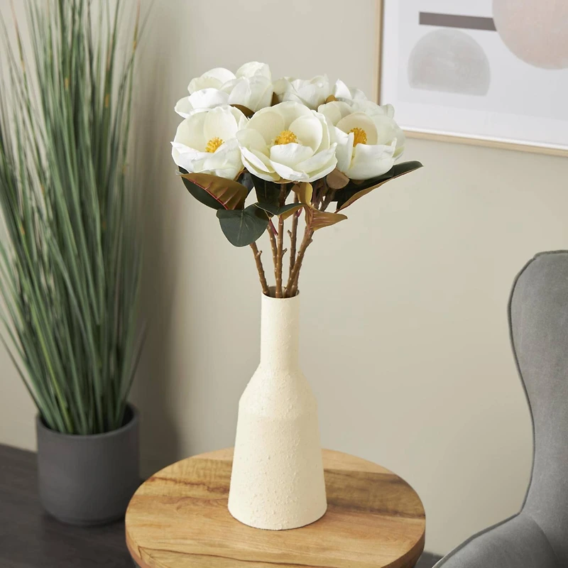 30" White Magnolia Artificial Flower Stem, 6ct.