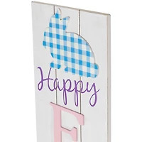 3ft. Happy Easter Wooden Porch Board Sign