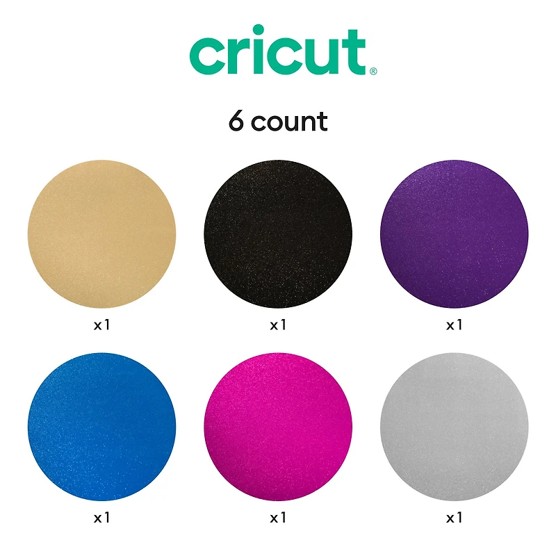 Cricut® Permanent Shimmer Vinyl, Multi Sampler