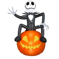9.5ft. Airblown® Inflatable Halloween Jack Skellington on Jack-o'-Lantern