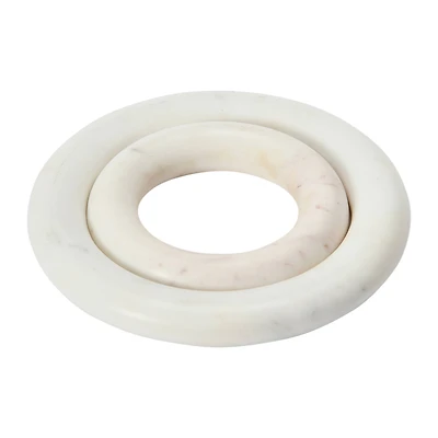 Hello Honey® Marble Dining Table Trivet Set