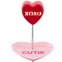 Miss Valentine Tiered Candy Heart Cupcake Plate