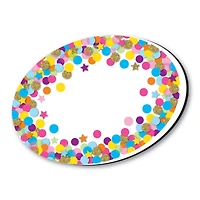 Ashley Productions Oval Confetti Magnetic Whiteboard Eraser, 6ct.