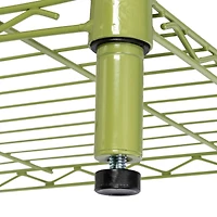 Honey Can Do Olive Adjustable 5-Tier Shelves