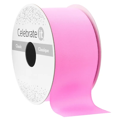 1" x 3yd. Pink Rose Ribbon by Celebrate It® Classic