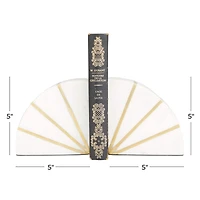 CosmoLiving by Cosmopolitan Marble Glam Bookends