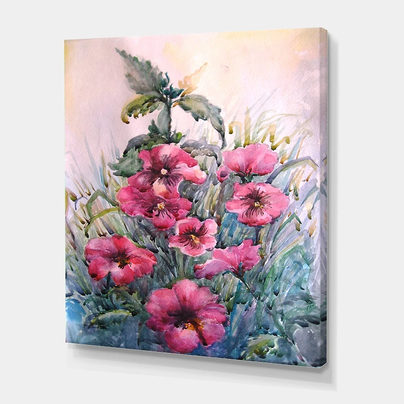 Designart - Blossoming Hibiscus In The Wild