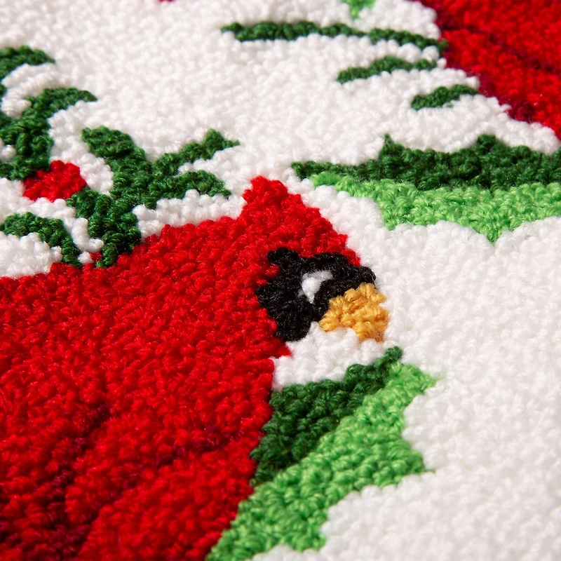 Glitzhome® 21" Cardinal Hooked Stocking