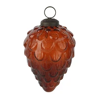 4" Brown Pinecone Glass Ornament by Ashland®