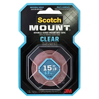 Scotch® Mounting Tape, Clear