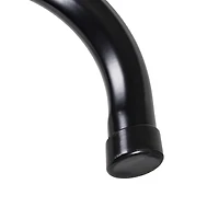 Honey Can Do Black Single Garment Rack with Shoe Shelf & Hanging Bar