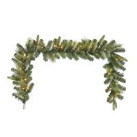 6ft. Pre-Lit Gilded Pine Garland by Ashland®