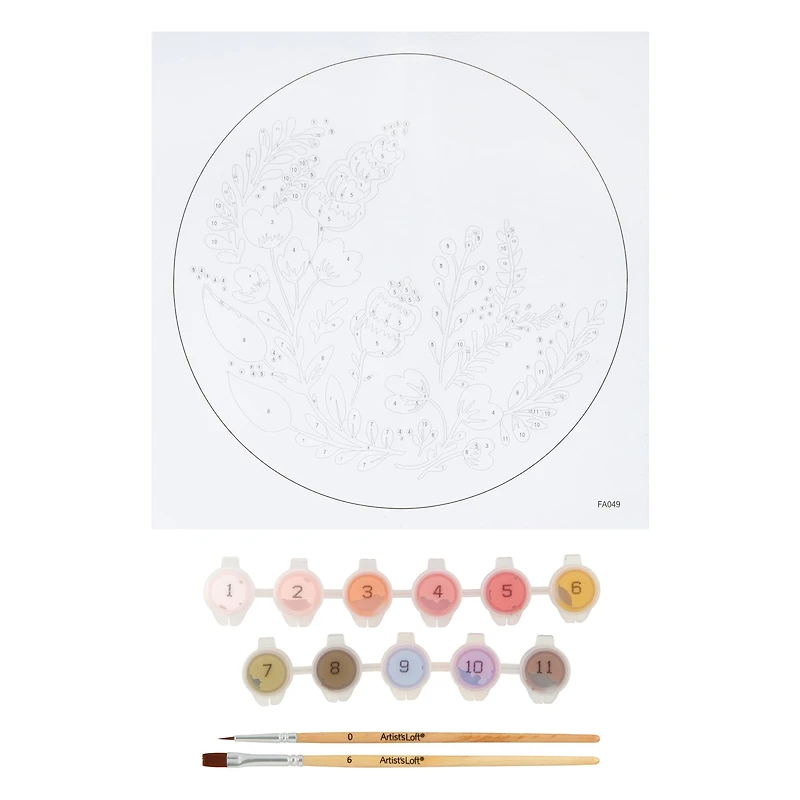 Folk Art Paint-by-Number Plywood Surface Kit by Artist's Loft®