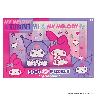 Hello Kitty® My Melody & Kuromi 500 Piece Puzzle
