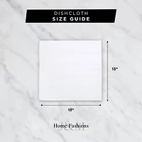 DII® J&M Gray Ribbed Terry Dishtowel & Dishcloth Set