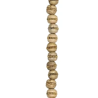 Brown & Gold Round Beads by Bead Landing®