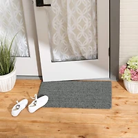 Heathered Black Tufted Loop Textilene Mat