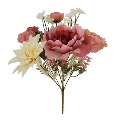 15" Pink Rose & Dahlia Mix Deluxe Bush by Ashland®