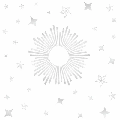 RoomMates Sunburst Peel & Stick Decals with Circle Mirror