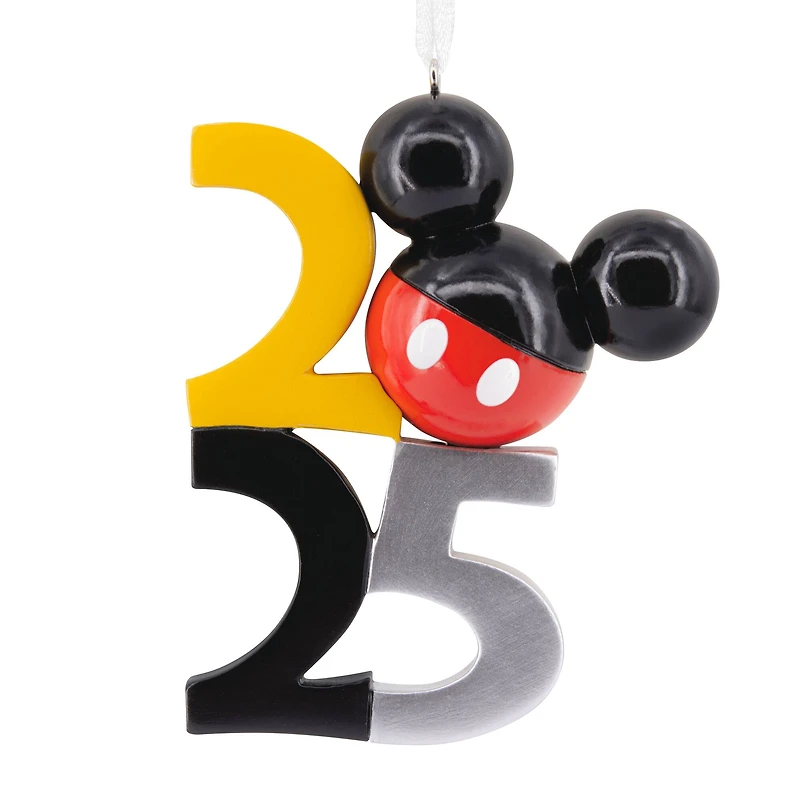 Disney® 3.5" Mickey Mouse Icon 2025 Christmas Ornament