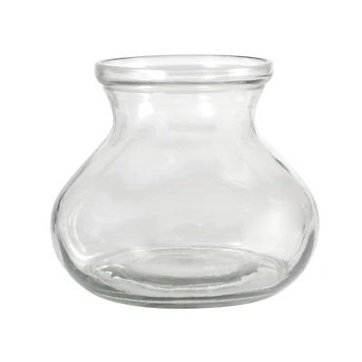 6" Clear Rustic Glass Vase by Ashland®