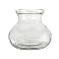 6" Clear Rustic Glass Vase by Ashland®