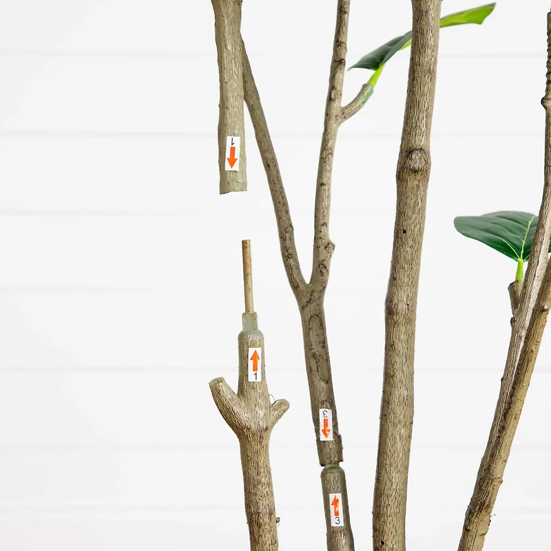 7ft. Artificial Minimalist Audrey Ficus Tree