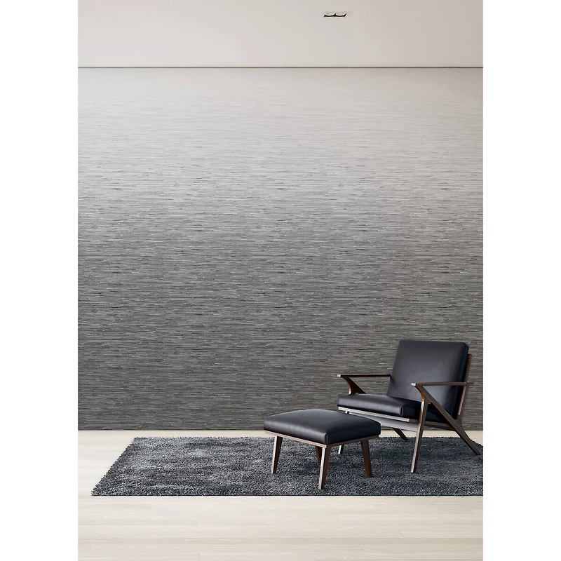 Katie Hunt Light Gray Ombre Mist Wall Mural