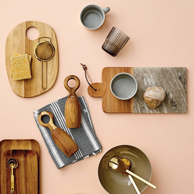 Hello Honey® Gold Finish Stainless Steel Strainer Set