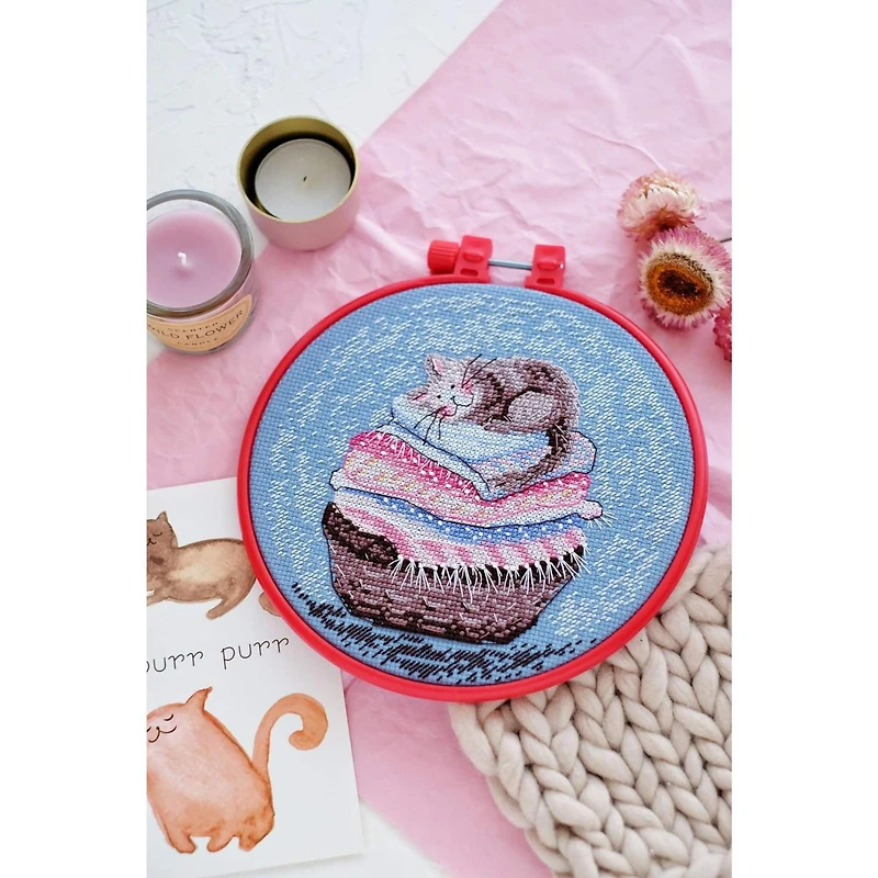 Abris Art Kitty Cross Stitch Kit